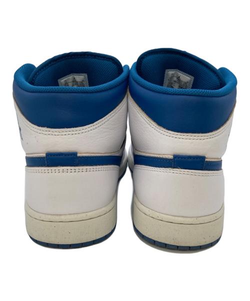 NIKE（ナイキ）NIKE (ナイキ) Air Jordan 1 Mid SE / エア ジョーダン 1 MID SE  ホワイト×ブルー サイズ:30㎝の古着・服飾アイテム