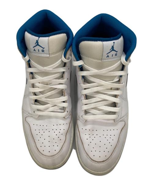 NIKE（ナイキ）NIKE (ナイキ) Air Jordan 1 Mid SE / エア ジョーダン 1 MID SE  ホワイト×ブルー サイズ:30㎝の古着・服飾アイテム