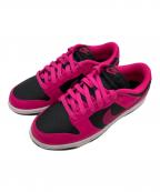 NIKEナイキ）の古着「スニーカー / Women's Dunk Low / ウィメンズ ダンク ロー」｜ブラック×ピンク