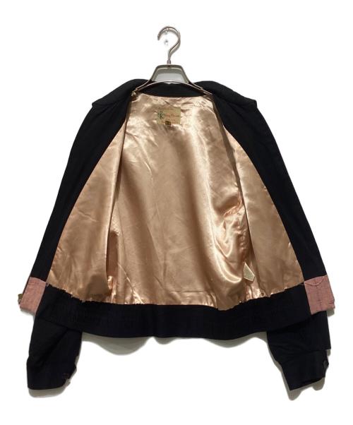 Dry Bones（ドライボーンズ）Dry Bones (ドライボーンズ) 90s切替ブルゾン ブラック サイズ:Mの古着・服飾アイテム