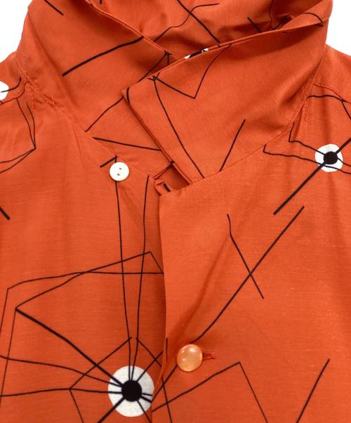 Star OF HOLLYWOOD（スターオブハリウッド）Star OF HOLLYWOOD (スターオブハリウッド) オープンカラーシャツ オレンジ サイズ:Sの古着・服飾アイテム