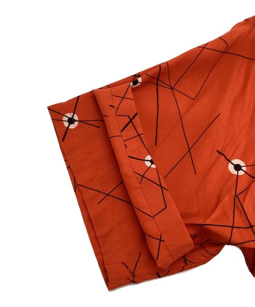 Star OF HOLLYWOOD（スターオブハリウッド）Star OF HOLLYWOOD (スターオブハリウッド) オープンカラーシャツ オレンジ サイズ:Sの古着・服飾アイテム