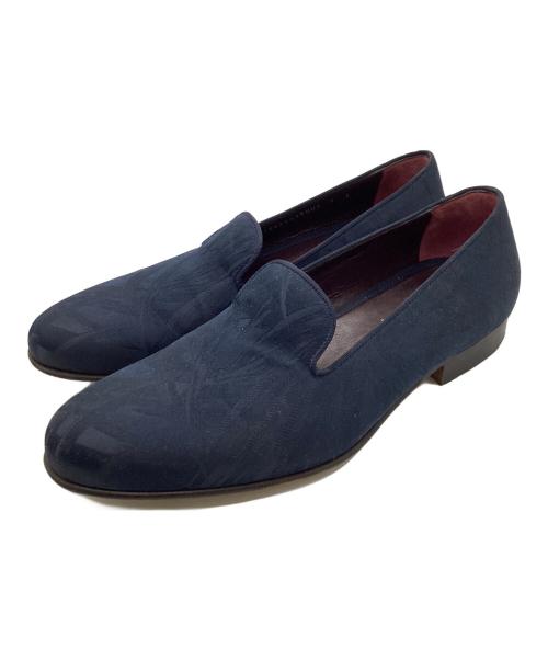 RALPH LAUREN Purple Label（ラルフ ローレン パープル レーベル）RALPH LAUREN Purple Label (ラルフ ローレン パープル レーベル) オペラシューズ ネイビー サイズ:7の古着・服飾アイテム