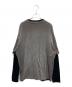 DIESEL (ディーゼル) レイヤードカットソー グレー サイズ:M：9000円
