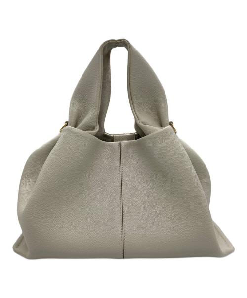 POLENE（ポレーヌ）POLENE (ポレーヌ) 2wayハンドバッグ アイボリーの古着・服飾アイテム