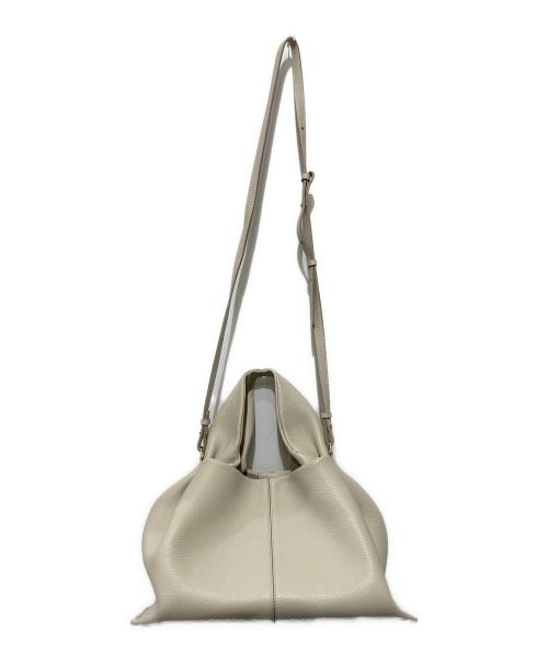 POLENE（ポレーヌ）POLENE (ポレーヌ) 2wayハンドバッグ アイボリーの古着・服飾アイテム