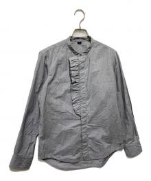 45R（フォーティファイブ・アール）の古着「フリルコットンブラウス」｜グレー