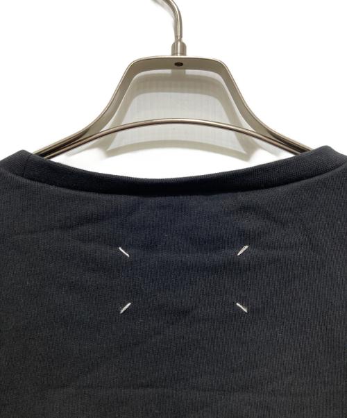 Maison Margiela（メゾンマルジェラ）Maison Margiela (メゾンマルジェラ) レザーエルボーパッチスウェット ブラック サイズ:52の古着・服飾アイテム