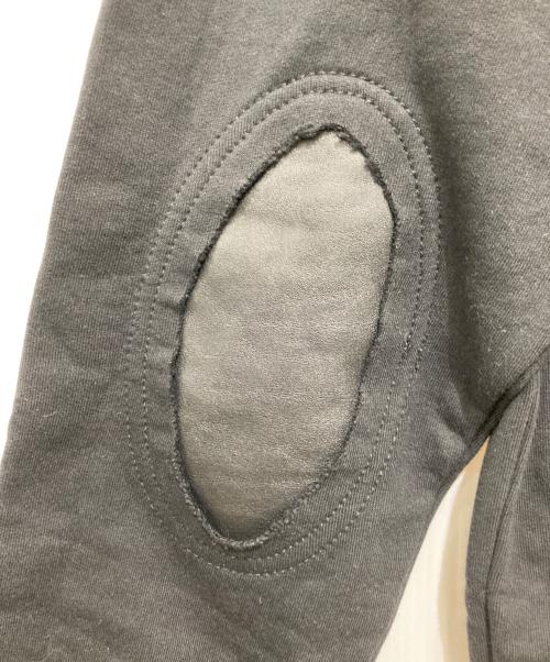 Maison Margiela（メゾンマルジェラ）Maison Margiela (メゾンマルジェラ) レザーエルボーパッチスウェット ブラック サイズ:52の古着・服飾アイテム