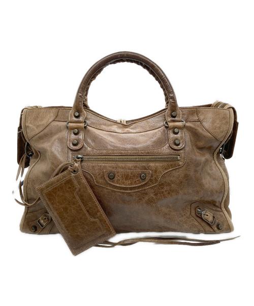 BALENCIAGA（バレンシアガ）BALENCIAGA (バレンシアガ) ザ シティ エディターズバッグ ブラウンの古着・服飾アイテム
