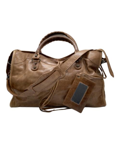 BALENCIAGA（バレンシアガ）BALENCIAGA (バレンシアガ) ザ シティ エディターズバッグ ブラウンの古着・服飾アイテム