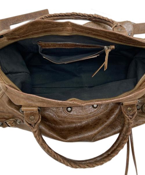 BALENCIAGA（バレンシアガ）BALENCIAGA (バレンシアガ) ザ シティ エディターズバッグ ブラウンの古着・服飾アイテム