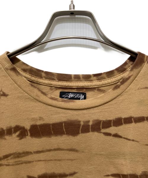 stussy（ステューシー）stussy (ステューシー) スケートマンTシャツ ベージュ サイズ:Lの古着・服飾アイテム