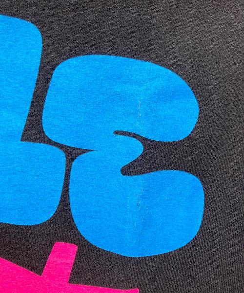 stussy（ステューシー）stussy (ステューシー) SMILE PAINTE SKATE ROCK TEE スマイルペイントスケートロックTシャツ ブラック サイズ:XLの古着・服飾アイテム