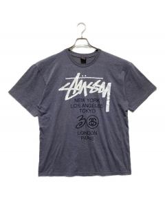 中古・古着通販】stussy (ステューシー) クラウンスカルヘッドTシャツ