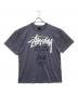 stussy（ステューシー）の古着「ワールドツアーTシャツ」｜グレー
