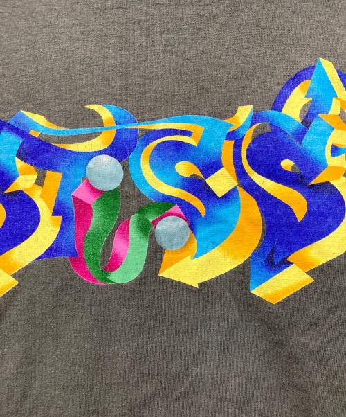 stussy（ステューシー）stussy (ステューシー) アローロゴプリントTシャツ グレー サイズ:不明の古着・服飾アイテム