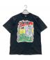 stussy（ステューシー）の古着「Reggae Tee / レゲエ ラスタカラ― Tシャツ」｜ブラック