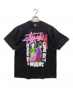 stussyステューシー）の古着「THE FREAKS COME OUT NIGHT TEE」｜ブラック