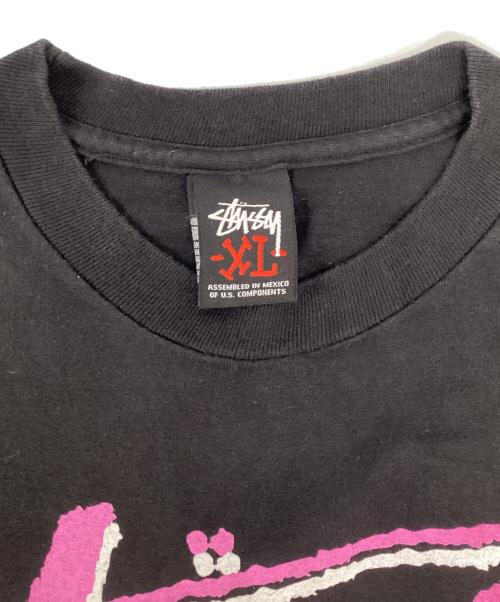 stussy（ステューシー）stussy (ステューシー) THE FREAKS COME OUT NIGHT TEE ブラック サイズ:XLの古着・服飾アイテム