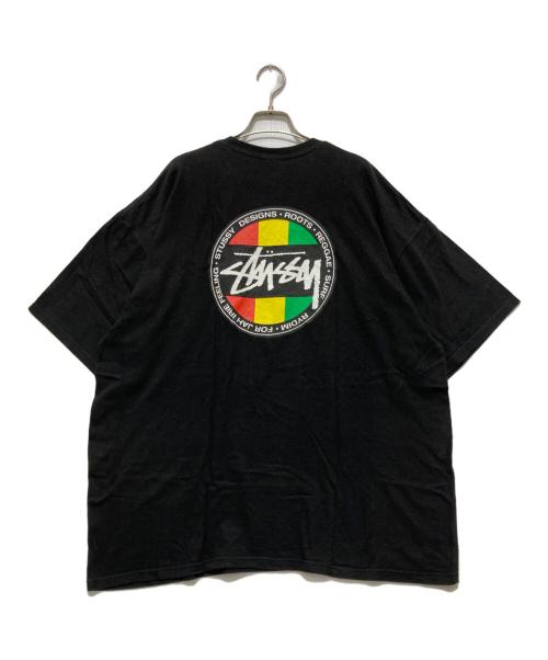 stussy（ステューシー）stussy (ステューシー) ラスタTシャツ stussy ステューシー ブラック サイズ:XXLの古着・服飾アイテム