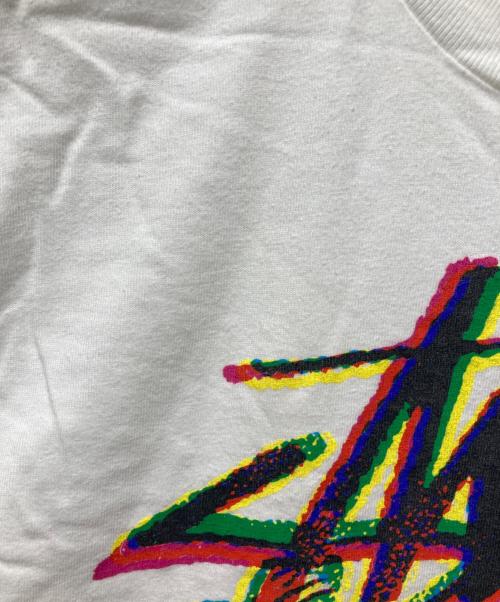 stussy（ステューシー）stussy (ステューシー) スカルTEE ホワイト サイズ:XLの古着・服飾アイテム