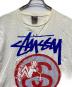 中古・古着 stussy (ステューシー) スケーター×SSリンクTシャツ ホワイト サイズ:XL：8000円