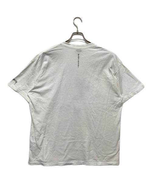 stussy（ステューシー）stussy (ステューシー) コラボプリントT ホワイト サイズ:XLの古着・服飾アイテム