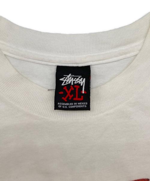 stussy（ステューシー）stussy (ステューシー) エイリアンプリントT ホワイト サイズ:XLの古着・服飾アイテム