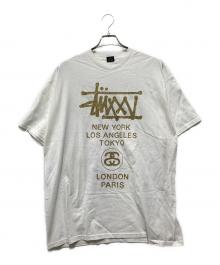 stussy（ステューシー）の古着「ワールドツアーTシャツ」｜ホワイト