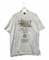 stussy（ステューシー）の古着「ワールドツアーTシャツ」｜ホワイト