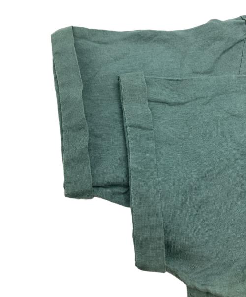 POLO RALPH LAUREN（ポロ・ラルフローレン）POLO RALPH LAUREN (ポロ・ラルフローレン) オープンカラーリネンシャツ グリーン サイズ:XLの古着・服飾アイテム
