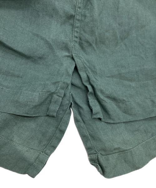 POLO RALPH LAUREN（ポロ・ラルフローレン）POLO RALPH LAUREN (ポロ・ラルフローレン) オープンカラーリネンシャツ グリーン サイズ:XLの古着・服飾アイテム