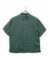 POLO RALPH LAUREN（ポロ・ラルフローレン）の古着「オープンカラーリネンシャツ」｜グリーン