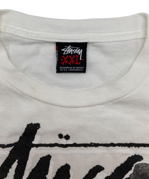 stussy（ステューシー）stussy (ステューシー) Funky Fresh Gear Tee / ファンキーフレッシュギア Tシャツ ホワイト サイズ:XLの古着・服飾アイテム