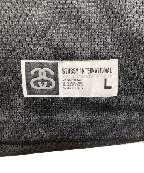 stussy（ステューシー）stussy (ステューシー) ゲームシャツ stussy ステューシー ブラック サイズ:Lの古着・服飾アイテム