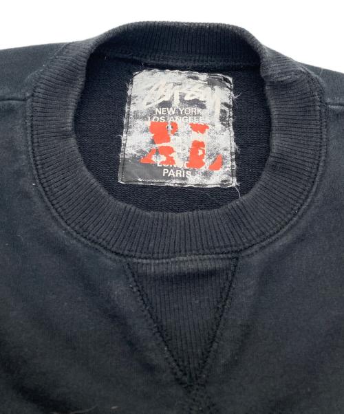 stussy（ステューシー）stussy (ステューシー) 半袖スウェット ブラック サイズ:XLの古着・服飾アイテム