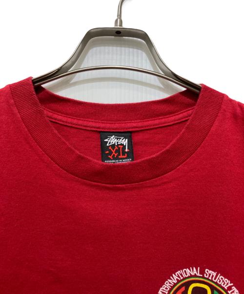 stussy（ステューシー）stussy (ステューシー) IST Tee / プリントTシャツ レッド サイズ:XLの古着・服飾アイテム