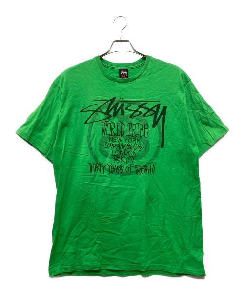 stussy（ステューシー）stussy (ステューシー) Tシャツ グリーン サイズ:XLの古着・服飾アイテム