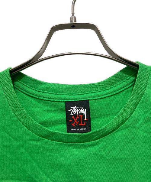 stussy（ステューシー）stussy (ステューシー) Tシャツ グリーン サイズ:XLの古着・服飾アイテム