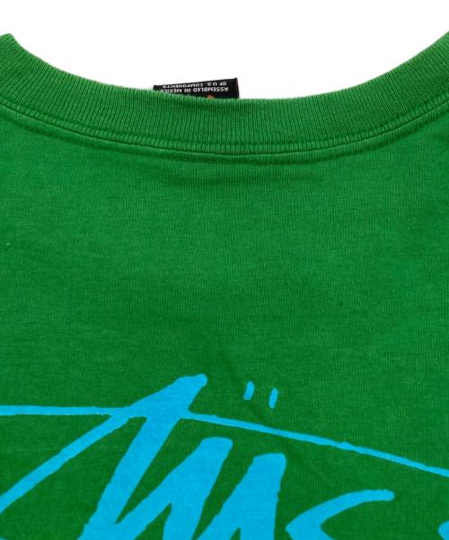 stussy（ステューシー）stussy (ステューシー) RAT PATROL スカルTシャツ / プリントTシャツ グリーン サイズ:XLの古着・服飾アイテム