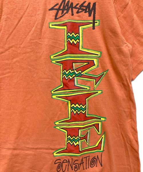 stussy（ステューシー）stussy (ステューシー) Tシャツ / プリントTシャツ オレンジ サイズ:XLの古着・服飾アイテム