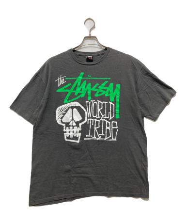 坪*太様 ステューシー 希少 World Tribe Tシャツ ブラウン Lサイ 楽天