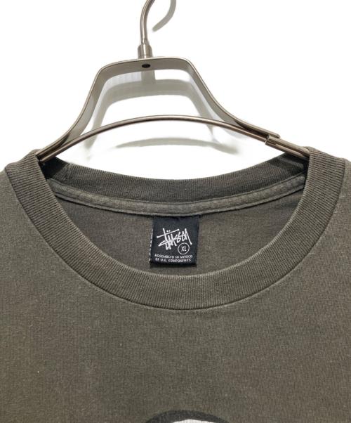 stussy（ステューシー）stussy (ステューシー) 3KIDSフォトTシャツ / プリントTシャツ カーキ サイズ:XLの古着・服飾アイテム