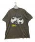 stussy（ステューシー）の古着「3KIDSフォトTシャツ / プリントTシャツ」｜カーキ