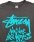 中古・古着 stussy (ステューシー) ワールドツアーTシャツ / プリントTシャツ ブラック サイズ:XL：5000円