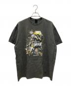 stussyステューシー）の古着「international stussy tribe Tee」｜グレー