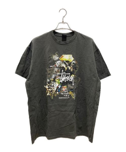 stussy（ステューシー）stussy (ステューシー) international stussy tribe Tee グレー サイズ:XLの古着・服飾アイテム