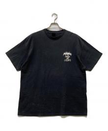 stussy×master piece（ステューシー×マスターピース）の古着「LION TEE / ライオンTシャツ / プリントTシャツ」｜ブラック