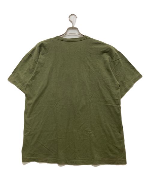 stussy（ステューシー）stussy (ステューシー) スカルTシャツ / プリントTシャツ カーキ サイズ:XLの古着・服飾アイテム